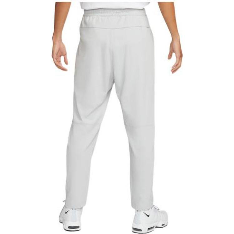 Nike Knitted Sweatpants Men's Gray Moderate Cuffed Pants DM6592-063