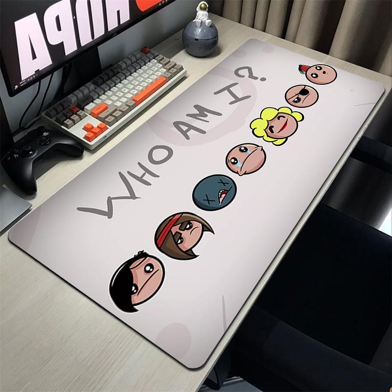 Коврик для мыши The Binding Of Isaac Игровой Коврик для игровой клавиатуры Компьютерные аксессуары Настольный коврик Коврики для мыши Резиновый коврик Шкаф для ПК Коврик для мыши