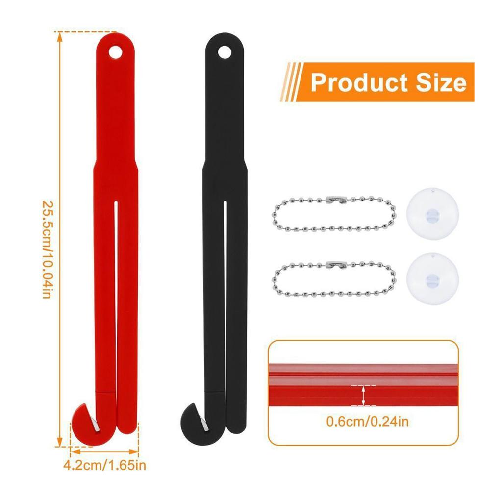 2 шт. Пластиковый открыватель для пищевых пакетов Легкий резак для пищевых пакетиков Выжималка с цепочкой и присоской для дома, кухни