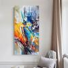 Colorful Paint Textured Abstract Oil Painting On Canvas Wall Art Posters Modern Home Decor Wall Pictures For Living Room Mural