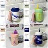 Childrens Travel Insulated Water Bottle With Straw Leakproof For Kids And Teens
