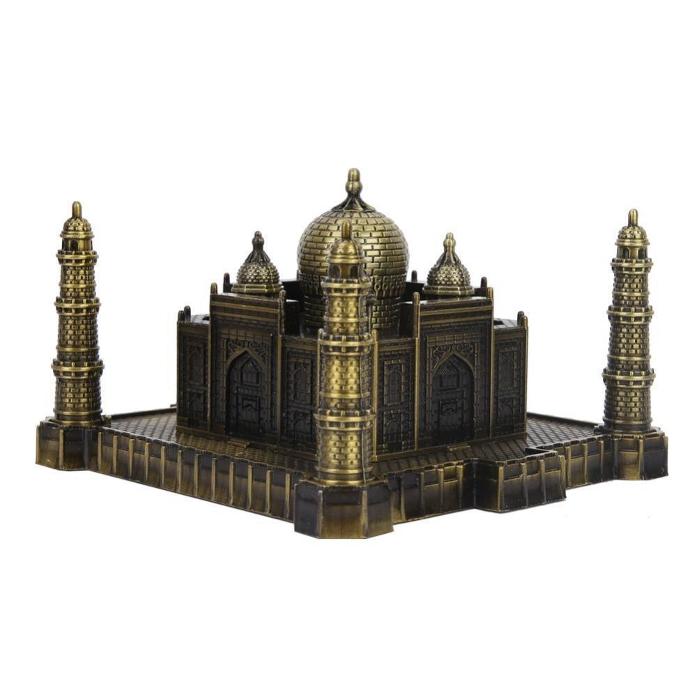 Collection Piece Taj Mahal Model Alloy Famous Building Replica Souvenir Collection