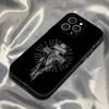 Икона Православного Креста Чехол для Телефона Церковь Для iPhone 16,15,14,13,12,11,Pro,Max,Plus,X,XS,SE4,E,Mini,Мягкий Черный Чехол