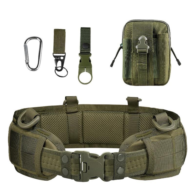 Outdoor Waist Belt Multi-Functional Quick Release Waist Seal Buckle Nylon Waistband