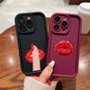 Ae87 Lips Kiss Digital Art Защитные чехлы для телефонов для iPhone 13 14 15 Pro Max XR infinix Hot 40i 30i Tecno Camon 30 20 Pro Angel Eyes Задняя крышка из ТПУ