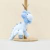 Soft And Cuddly Cartoon Dinosaur Plush Toy Colorful Floral Dragon Keychain
