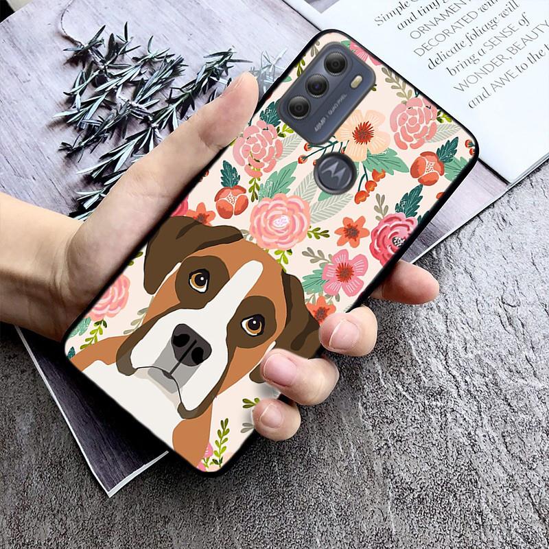 Чехол для телефона с собакой такса корги для Motorola Moto E32 E20 E40 G22 G52 G20 G30 G100 G60 G50 G10 GPure GStylus G9 One Action Macro