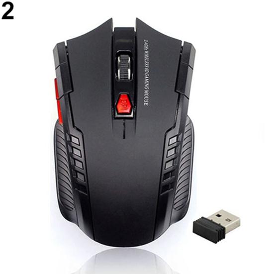 2 4ghz Mini Portable Wireless Optical Gaming Mouse for PC Laptop