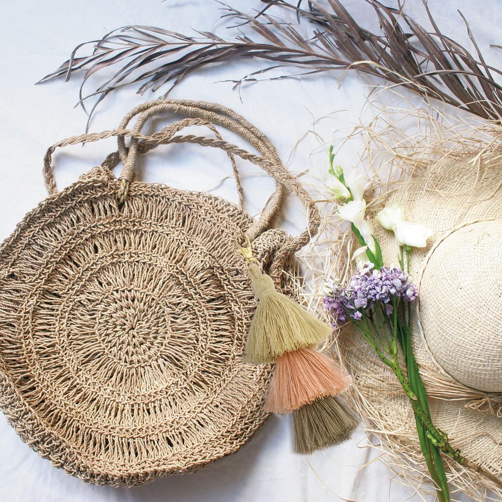 4 шт. Трехслойные кисточки 6,7 дюйма Кисточка Шарм для сумки Богемные брелки Брелок-кисточка ручной работы для DIY проектов