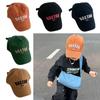 Cotton Polyester Children's Hat Letter Embroidery Sun Hat Anti-UV Sun Protection Cap  Kids