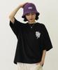 Milkfed Casual MELT LOGO WIDE BLACK Women's S/S TEE,