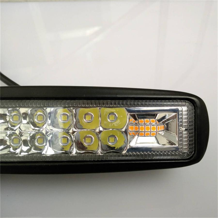 Пара 48 Вт 4800 Лм Автомобильные Мотоциклетные Светодиодные Рабочие Фонари Противотуманные Предупреждающие Мигающие Стробоскопические Лампы