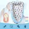 Детское гнездышко-кроватка, портативная кроватка, дорожная кроватка, хлопковая колыбель для младенца, переноска для новорожденного, бампер