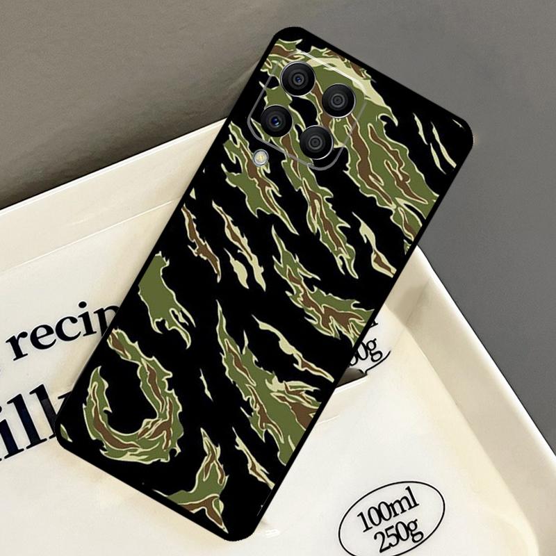 Камуфляжный чехол Армейский камуфляж Тигровые полосы Для Samsung Galaxy M15 M55 M12 M13 M14 M54 M23 M16 M11 M21 M31 M20 M34 M52 M32 M36 M56