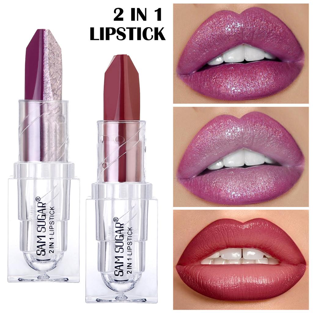 SAM SUGAR Magic Lipstick Temperature Color Changing Lip Stain Gloss Moisturizing and Long Lasting Waterproof Lip Balm