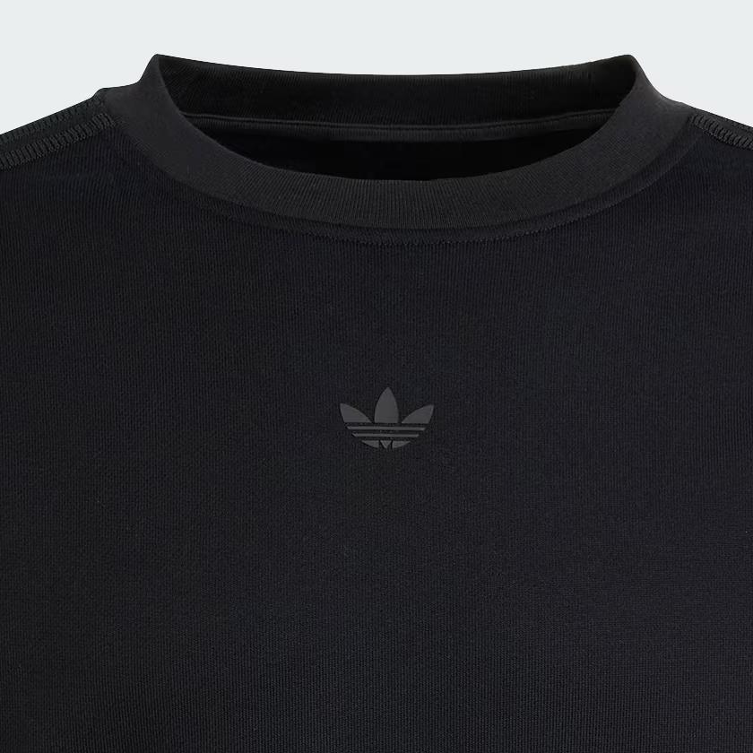 adidas Свитшот Field Issue Essentials Crew, черный, мужская уличная одежда IW3489