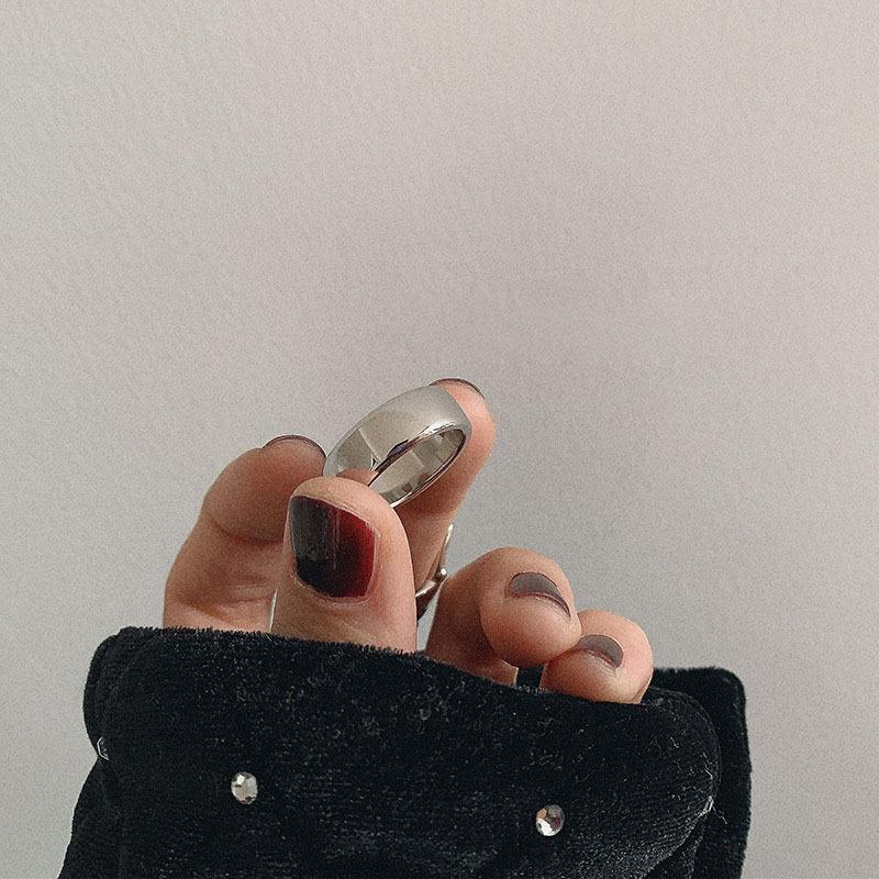 Серебряное кольцо 925 пробы, геометрическое, многослойное, с круглыми бусинами, женское, модное, панк, темперамент, гипоаллергенное, шарм, ювелирное изделие