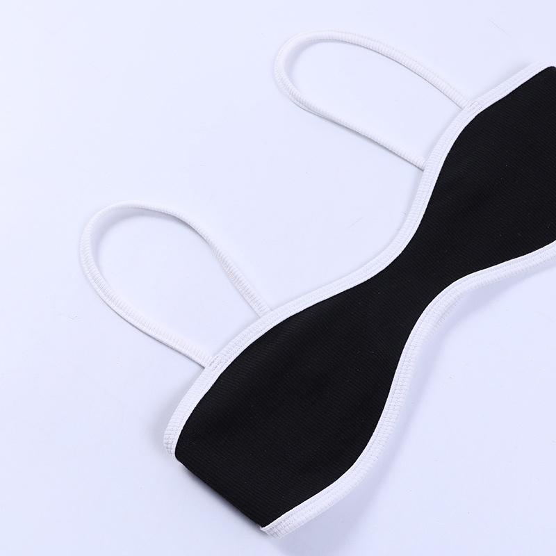 Ultra-short Two-string Crop Top Fashionable Glamour Colors 2024 for Women