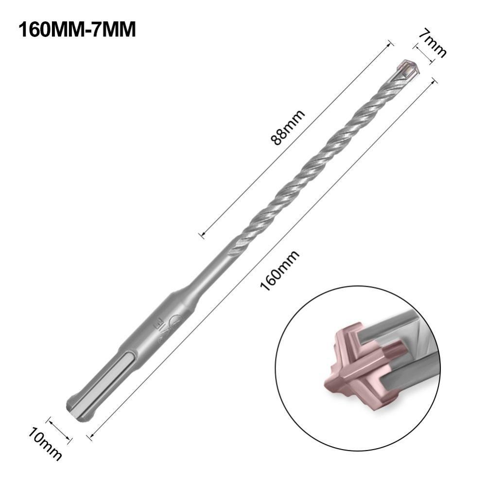1 шт. 110 мм 160 мм Сверло для электрического перфоратора Крестообразные наконечники Ударные сверла Для стены Бетон Кирпич Кладка