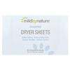 Dry Sheets for Dryers, Unscented, Biodegradable, 40 Sheets