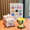 Cute watermelon goblet ice cream dessert cup high-value ceramic mug birthday gift souvenir for girls