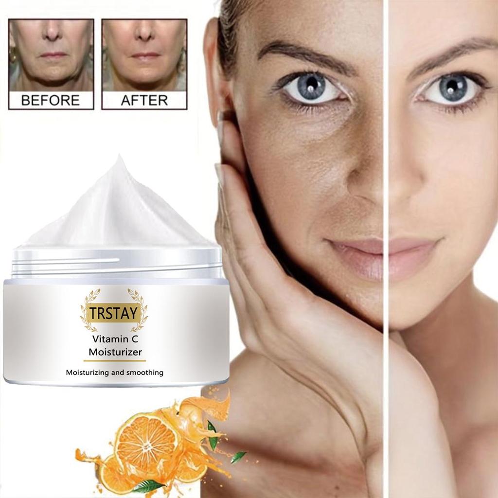 Vitamin C Brightening Moisturizing Cream To Brighten Skin Tone, Firm Skin and Reduce Dullness