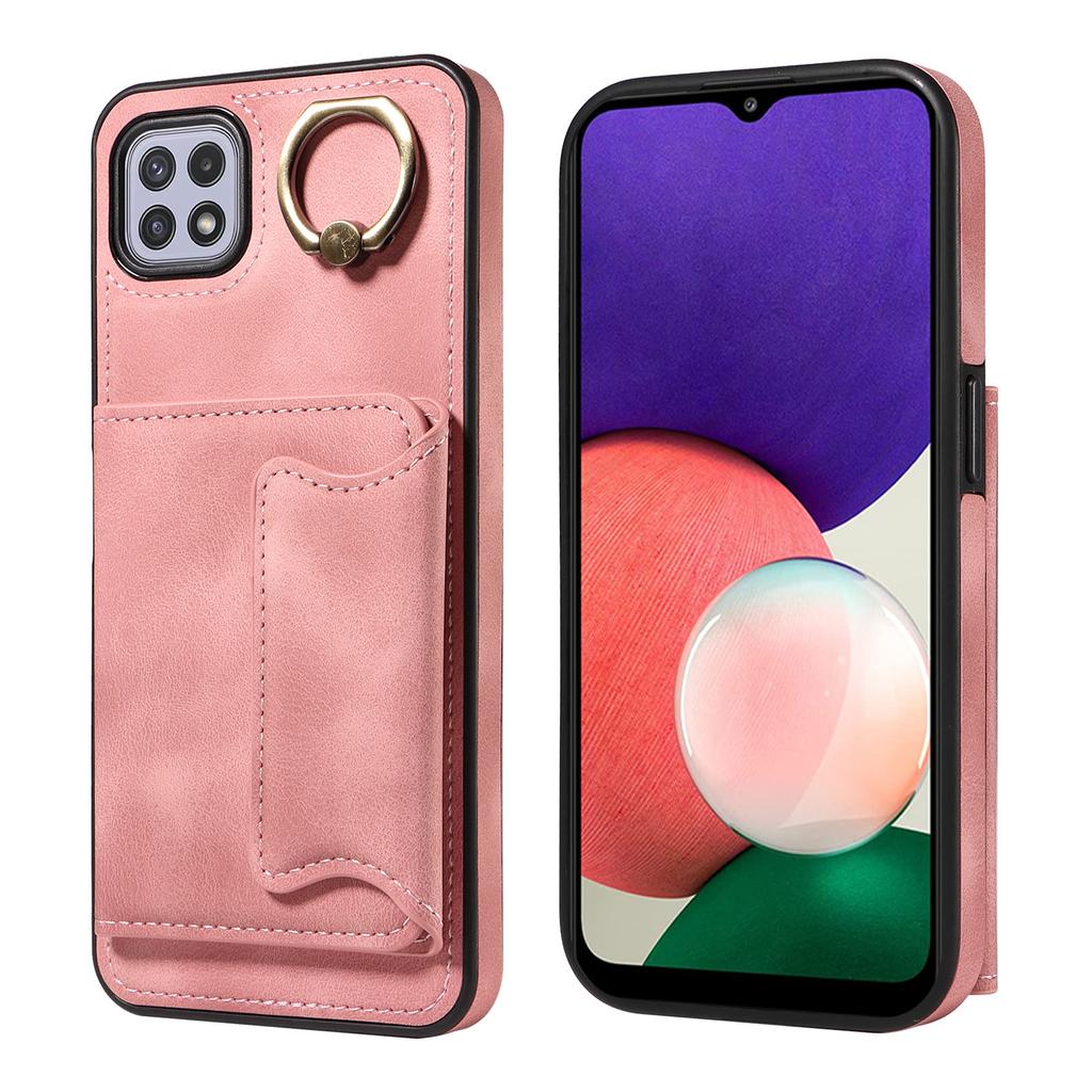 Для Samsung Galaxy A22 (4G),Samsung Galaxy A22 5G Кольцо Кронштейн Держатель Карты Слоты Крышка Чехол Для Телефона