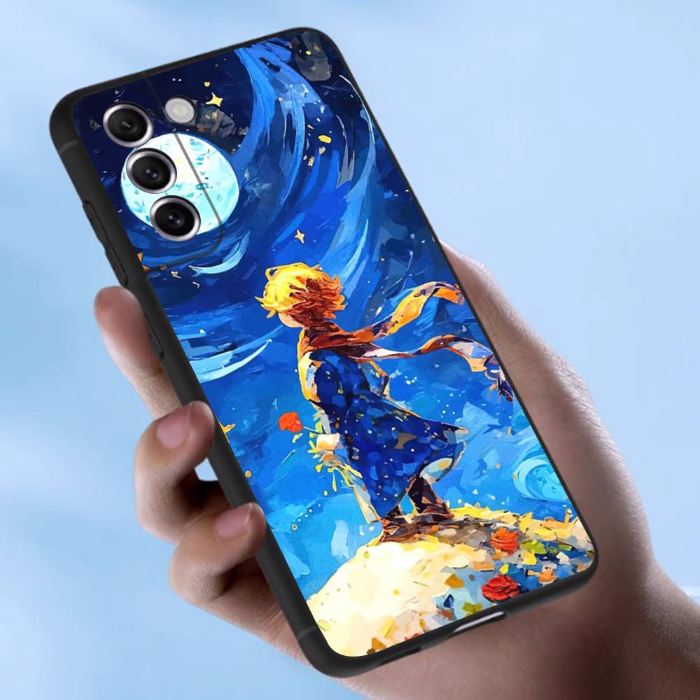 Масляная живопись Маленький принц Чехол для Samsung Galaxy Чехол S25 S23 S22 S21 S30 S20 S10 Ultra Plus FE ТПУ Мягкий чехол
