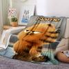Custom Name Garfield'S Angry Moment Party Blanket For Couch Bed Plush Cozy Fuzzy Blanket Super Soft Warm Blankets For Fall And Winter 091675