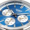 Casio Standard Quartz Men's Watch MTP-1375D-2A2V Blue 24-Hour Display Stainless Steel