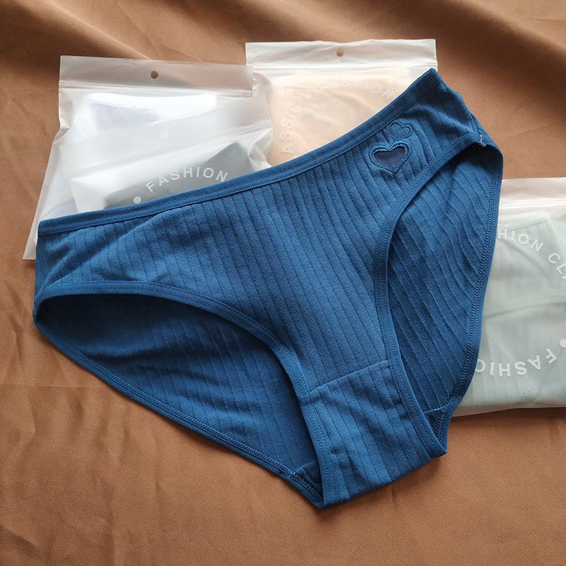 High Quality Comfort Low-rise Panties Female Cotton Breathable Hipster Panties Female Sexy Cute Student Girls Panties Female Summer Cotton