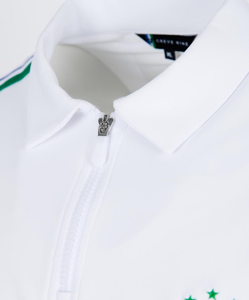 CREVE9 Functional Pique Capri Polo Wh