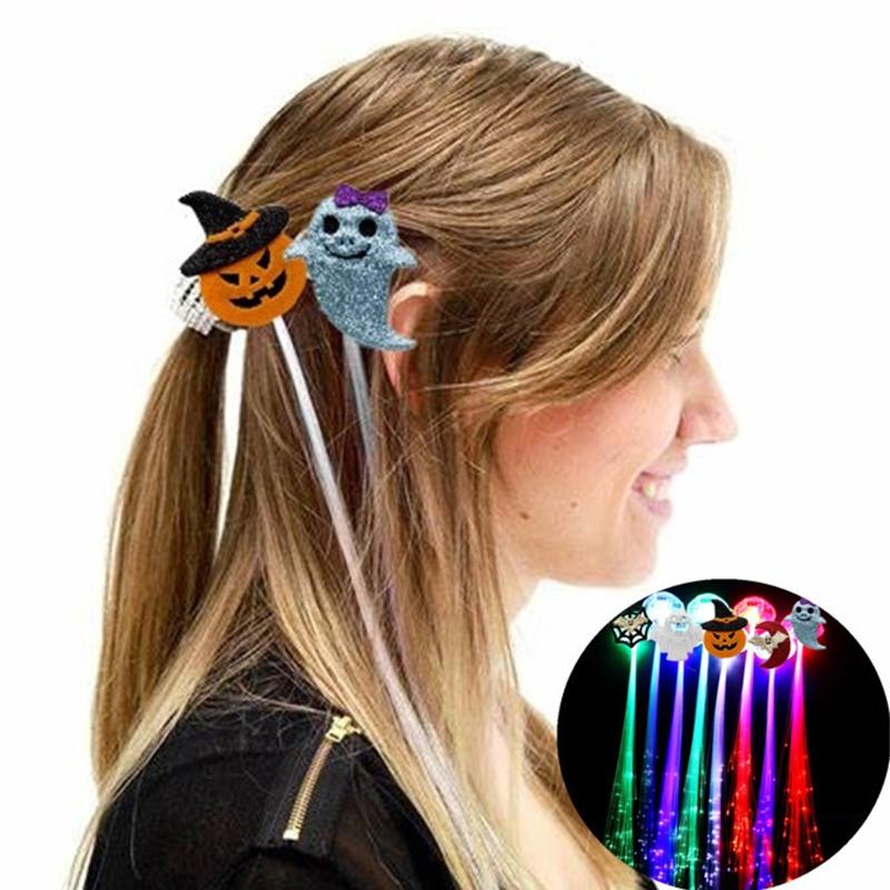Led Hair Chains For Braids Hair Accessories Braid Luminous Braiding Hair Led Hair Lights Fiber Optic Hair Headpiece