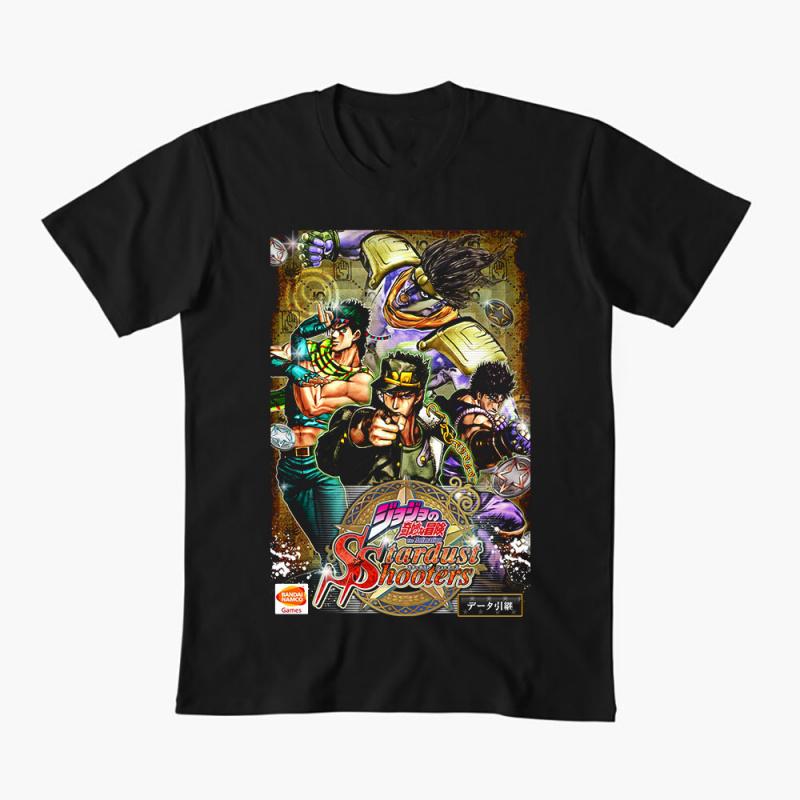 0413 JoJo's Bizarre Adventure Аниме Подарок футболка 100% хлопок с принтом Графическая одежда Одежда Y2K Мультяшная футболка Все размеры Топы