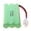 Ni-Mh Rechargeable Battery 7.2V 1800mAh 6-Cell AA with Tamiya KET 2P Connector – for RC Car, Boat, Helicopter Models