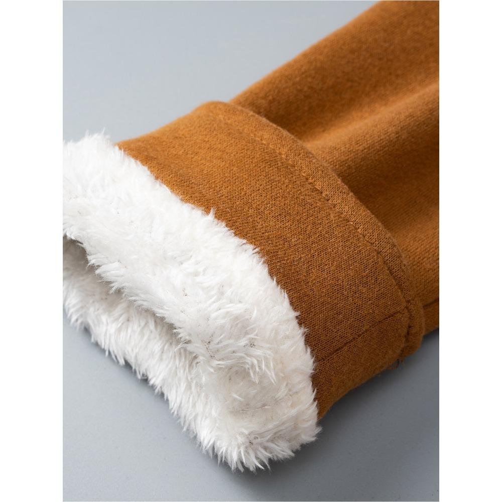 Boys and Girls Autumn Winter Solid Color Cotton Thick Kids Coat with Hooded