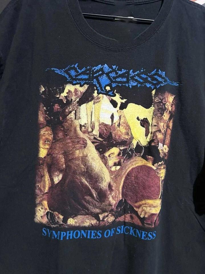 Carcass Symphonies of Sickness Металлическая футболка для взрослых S до 2345XL UU931