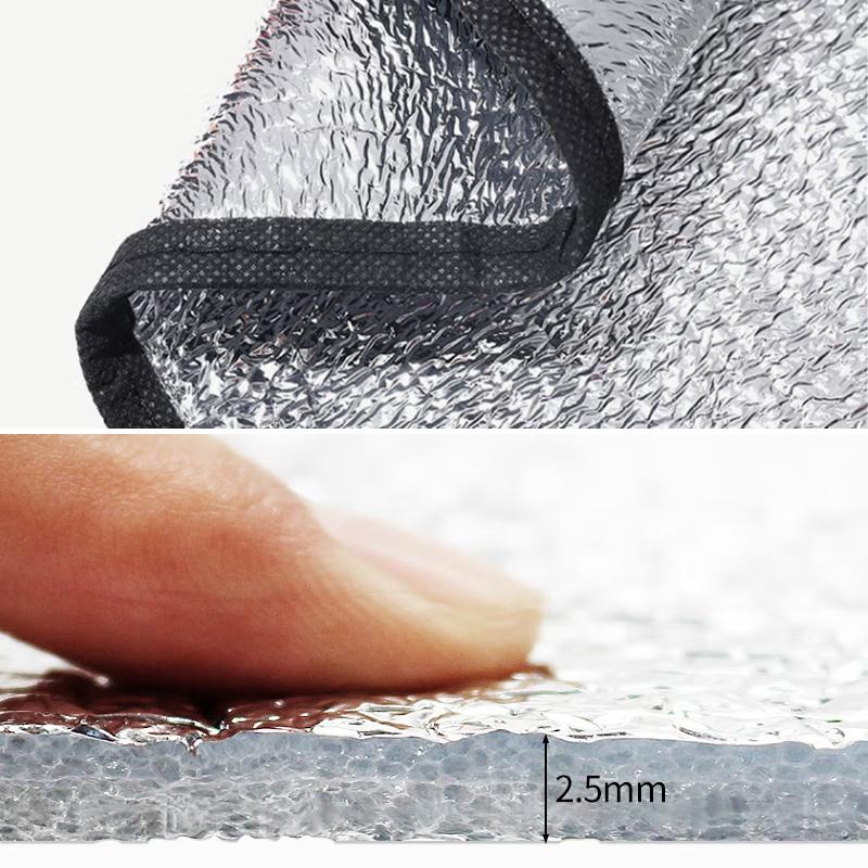 Портативный туристический коврик для пикника, кемпинга, пенопластовый коврик с фольгой, подстилка для палатки, коврик для пикника, влагозащитный пляжный коврик, складной с алюминиевой фольгой