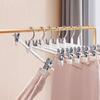 20Pcs Anti-slip Pant Hangers Stainless Steel Pants Clamp Closets Storage Organizer  Living Room