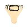 Swarovski Metal Dulcis Ring, Unisex Couple Style gold 52
