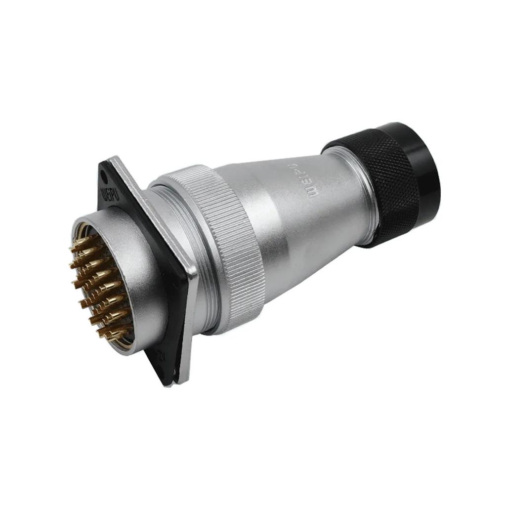 WEIPU WS48 TD+Z M48 Circular Waterproof Bulkhead Connector 5 7 20 27 38 42 Pin AC DC Power Adapter 50A Male Plug Female Socket