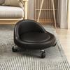 Small Round Floor Pulleystool Pedicure Massage Stool Furniture Chair Roller Seat Stool Stool With Wheels Pulley