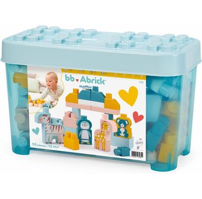 Конструктор пластиковый Ecoiffier Abrick Zoo 55 деталей