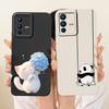 Чехол для Vivo V23 Pro V2132 Милый Кот Панда Мультяшная Обложка Мягкий ТПУ Матовый Чехол для Телефона Для Vivo V23e V 23 VivoV23 Pro 5G Fundas Сумки