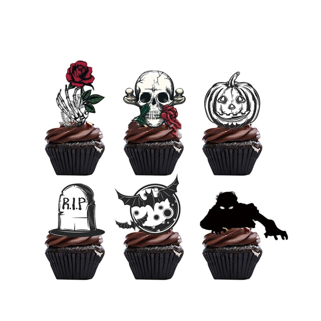 Хэллоуин Черный Скелет Роза Украшения Одноразовые Принадлежности Посуда Украшения для Вечеринки на Хэллоуин