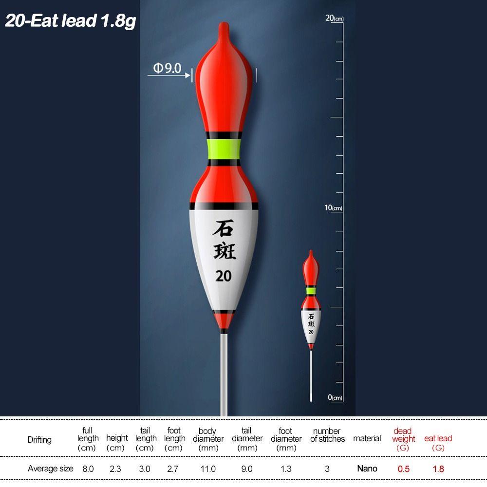 Ассорти из размеров Поплавок для ловли камня Индикатор Световой индикатор Поплавки-палки Поплавки для активного отдыха Поплавки-бомберы для рыбалки