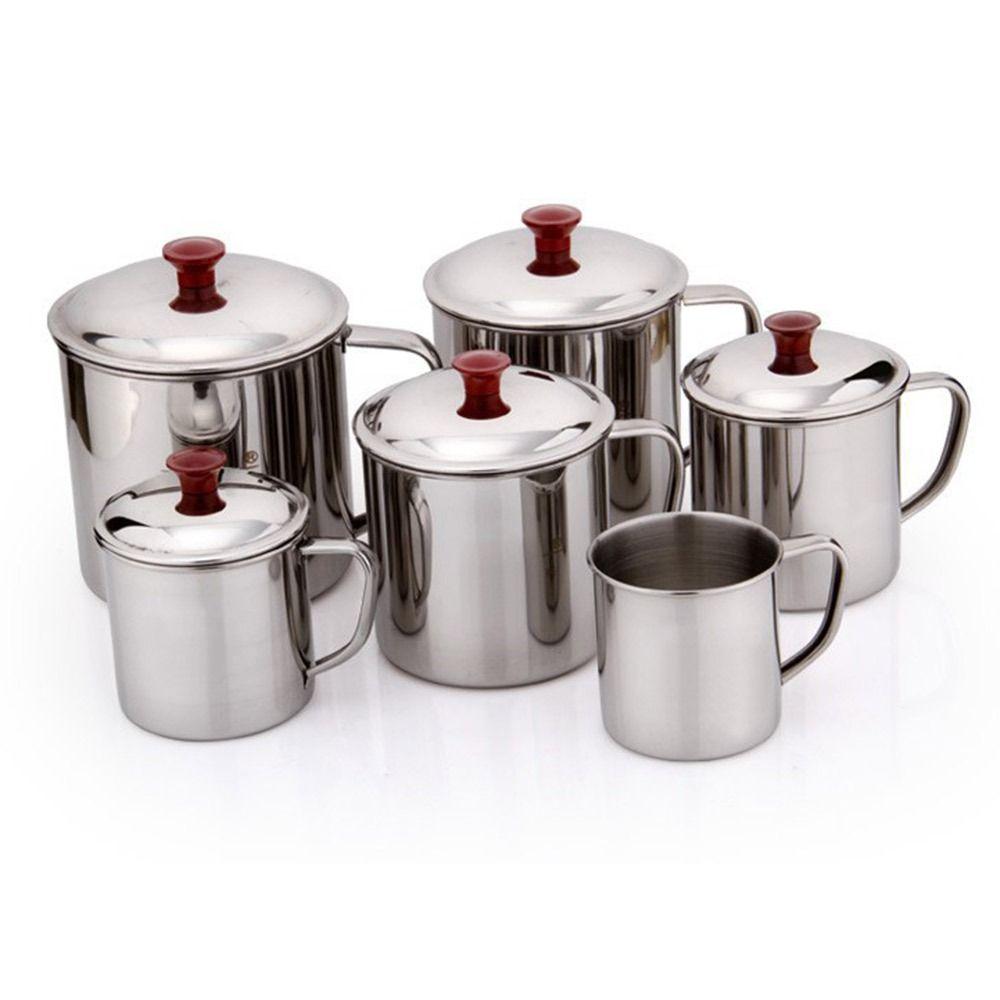 Кружка-тамблер с ручкой для кемпинга на открытом воздухе, пинтовая кружка, чашка для питья чая, дорожная кружка