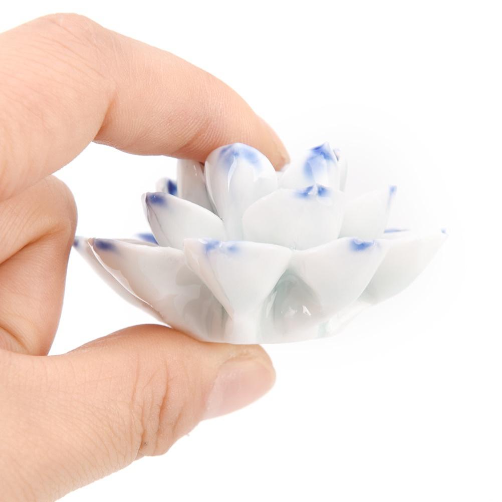 Керамическая курильница Лотос Благовонная тарелка Ароматическая палочка Ароматическая палочка Благовония Сандаловое дерево Агаровое дерево