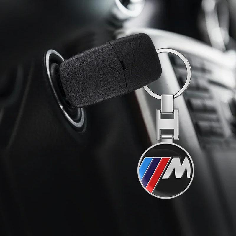1 шт. Роскошный брелок для ключей автомобиля Брелок для ключей автомобиля Логотип эмблемы автомобиля Автоаксессуары Для BMW E34 E46 E39 E38 E90 E60 E36 F30 F30 F10 E92 E38 E91 G30 G38 M3 M5