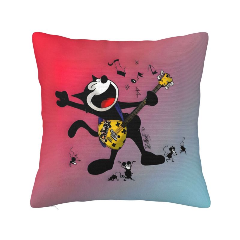 Пользовательская наволочка для подушки Disney Felix The Cat Аниме 40x40 см Декоративная Мультяшная Kawaii Роскошная Наволочка Мягкая Наволочка